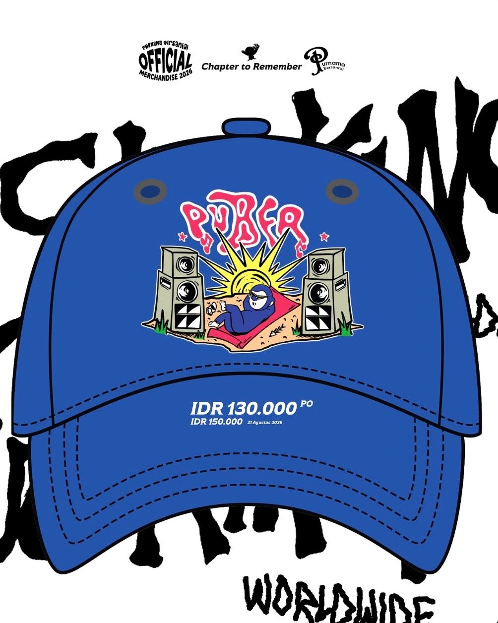 Sunset Stereo Cap	